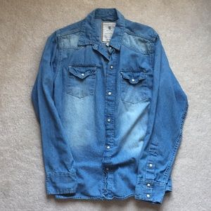 Denim Button Down Shirt